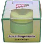 Fruchtfliegenfalle, unbefüllt, grün/gelb