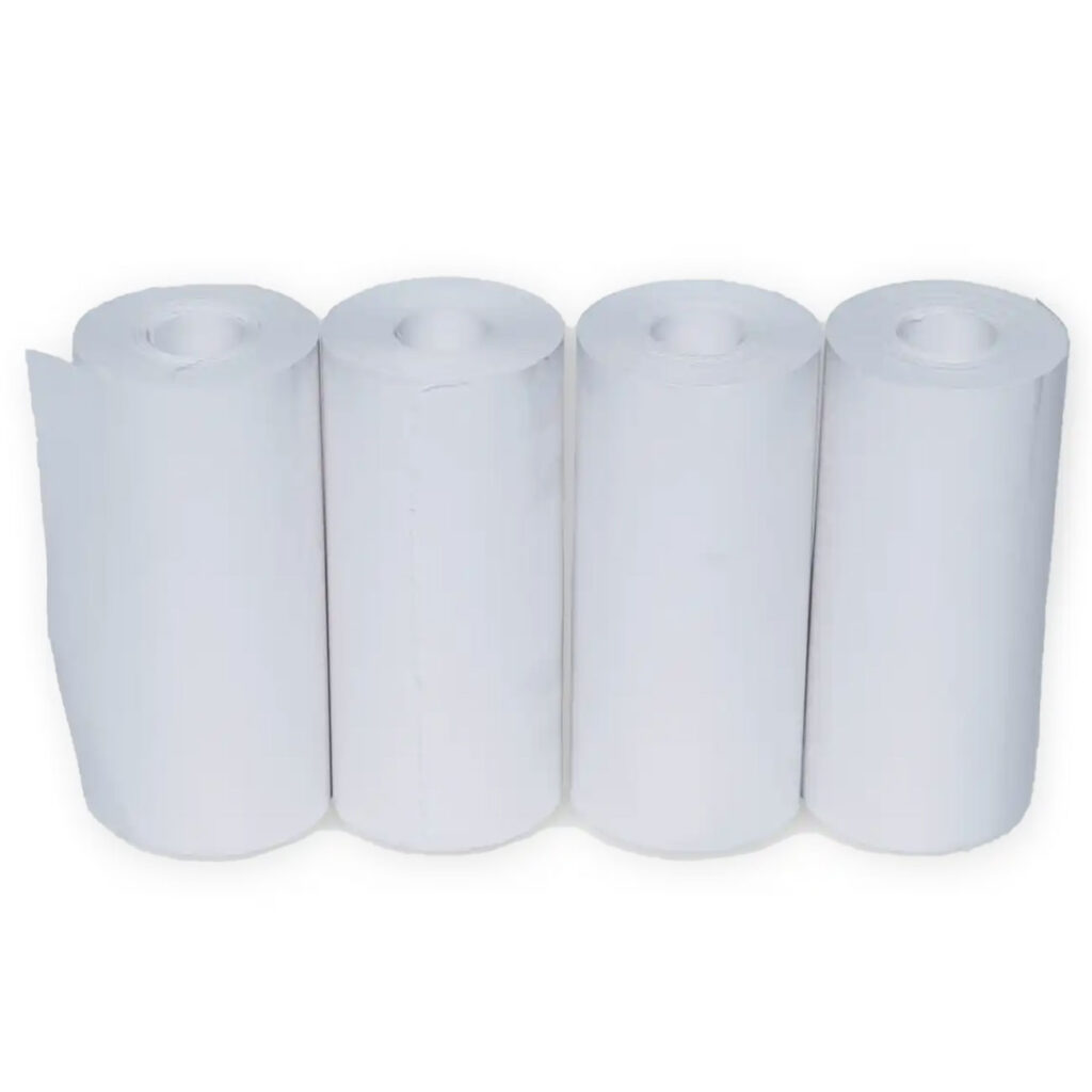 4er-Set Ersatz-Papierrollen für Bluetooth-Thermodrucker CH11145