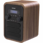 Retro DAB+/FM-Radio, Holzoptik, grau
