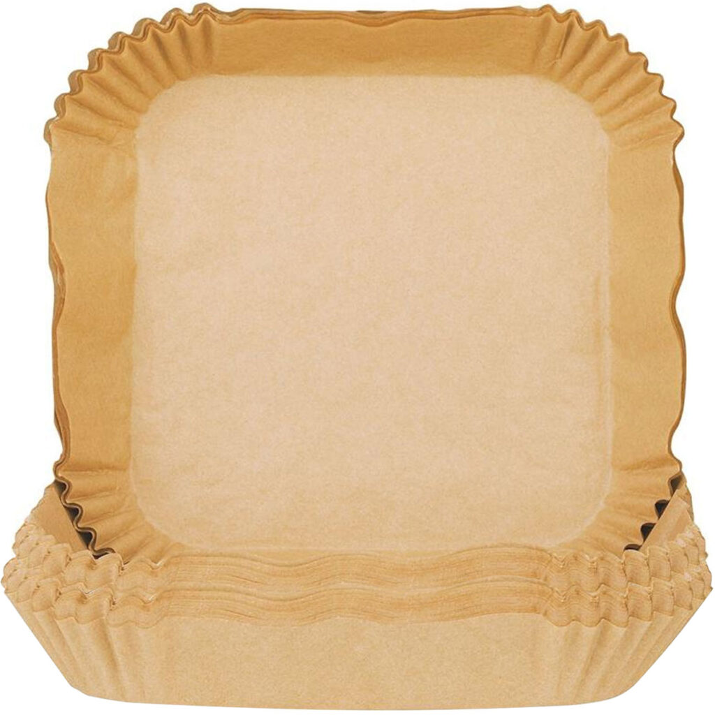 2er-Set Backpapier-Einlagen für Heissluftfritteusen, 16 x 16 cm