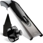 Edelstahl-Gemüsereibe V6 Basis Set, 3 Schnittstärken, silber-schwarz