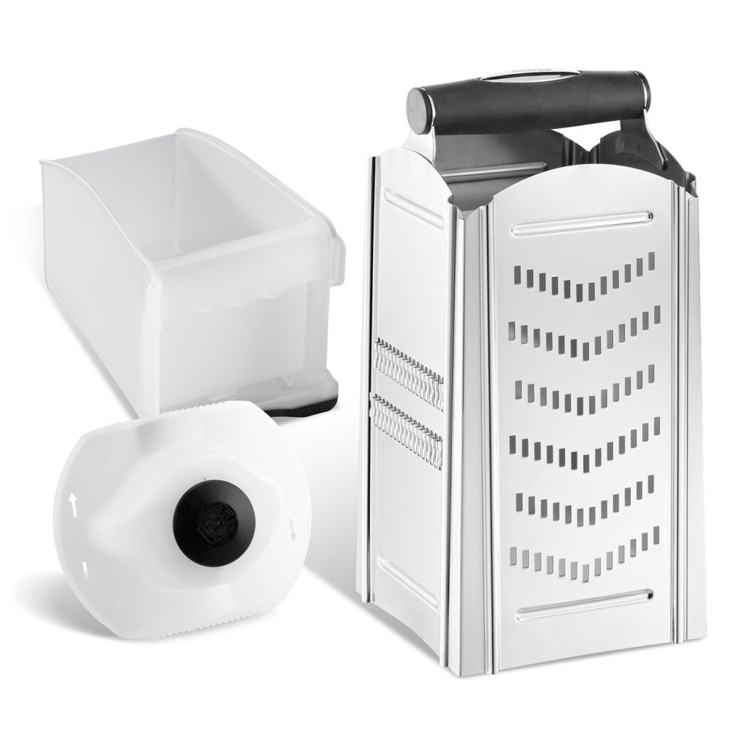 Vierkantreibe mit Auffangbehälter und Fruchthalter Vierkantreibe mit Auffangbehälter und Fruchthalter