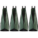 4er-Set Baum-Bewässerungsbeutel 75L, dunkelgrün