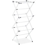 Wäscheständer klappbar & ausziehbar, 11 Stangen, weiss
