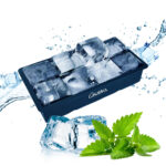 XXL Silikon Eiswürfelform 8-Fach, 5×5 cm, für 1 Liter XXL Silikon Eiswürfelform 8-Fach, 5×5 cm, für 1 Liter