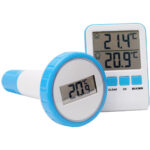 Digitales Teich- und Poolthermometer mit LCD-Display, IPX8