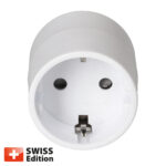 Reise- und Übergangsstecker, Stecker Schweiz, Steckdose Europa