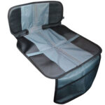 Kindersitz-Unterlage mit Netztasche, zweifarbig, Isofix-geeignet