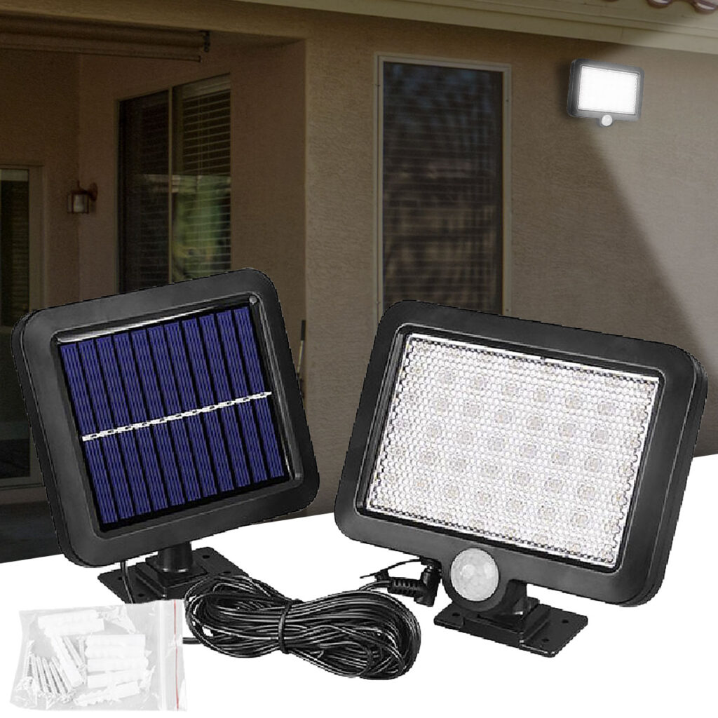 LED-Flutlicht Solar, Bewegungssensor, IP44 LED-Flutlicht Solar, Bewegungssensor, IP44