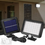 LED-Flutlicht Solar, Bewegungssensor, IP44