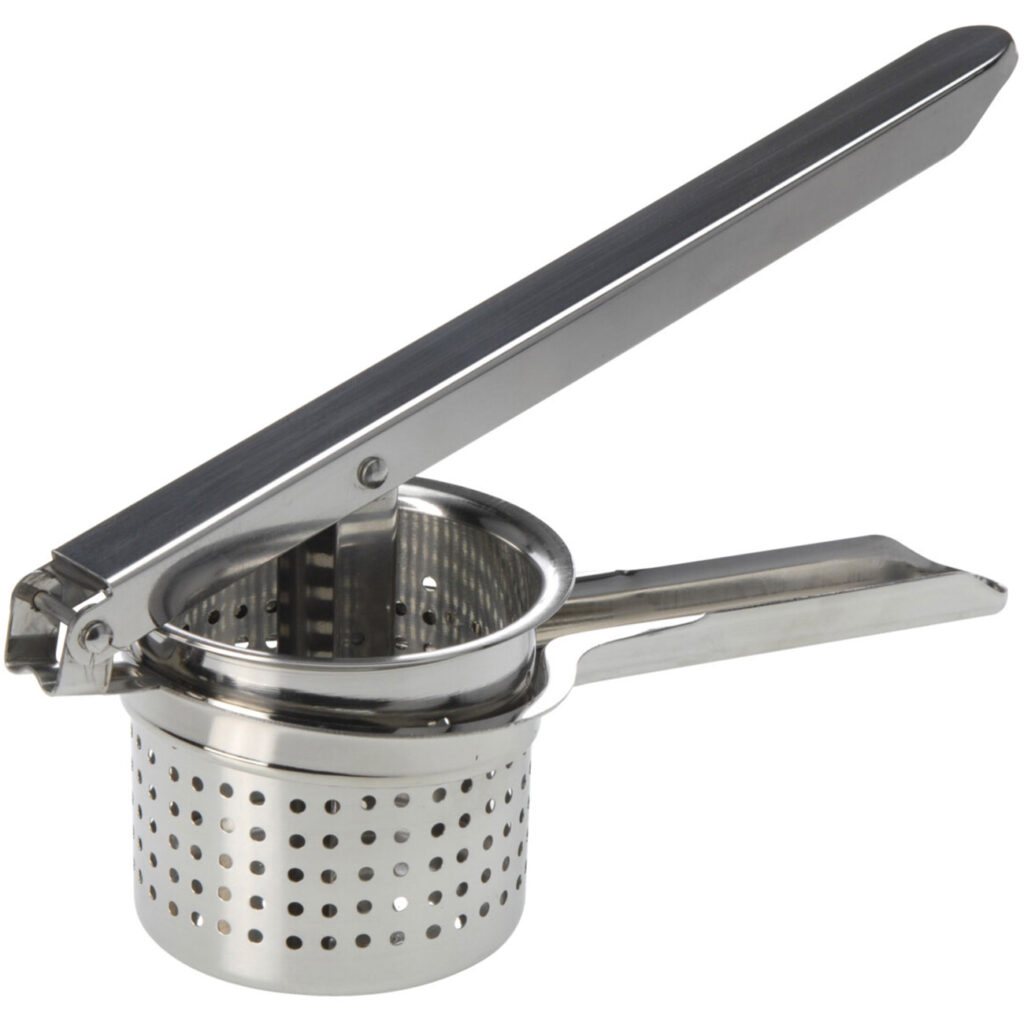 Kartoffelpresse aus Edelstahl Kartoffelpresse aus Edelstahl