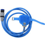 Tierdusche mit Bürstenaufsatz, Badehilfe