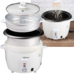 Reiskocher, mit Dampfeinsatz zum Gemüsegaren, Anti-Haftbeschichtung, 1.8 L, 700 W