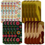 Kinderpflasterset, 20-tlg, 4 bunte Farben und Muster, steril, 5,6 x 1,9 cm