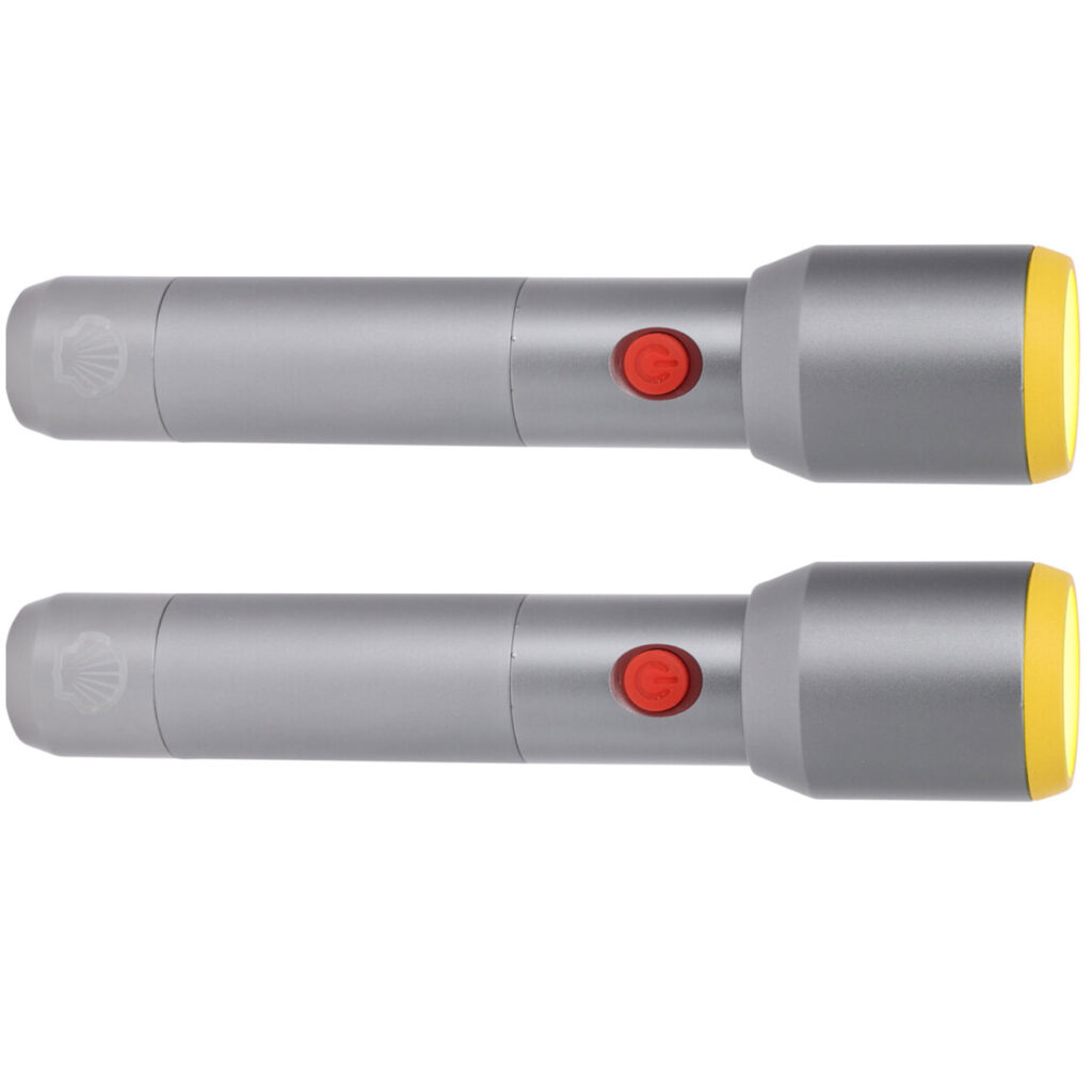 2er-Set Taschenlampe LED 500 Lumen, USB Aufladbar, 3 Leuchtmodi