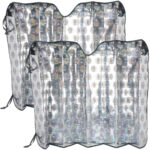 2er-Set Windschutzscheibenabdedeckung, mit 2 Saugnäpfen, 150 x 70 cm