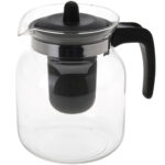 Teekanne aus Borosilikatglas und Siebeinsatz, 1,1 l