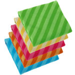 5er Set Mikrofaser-Reinigungstücher, mehrfarbig, 30 x 30 cm