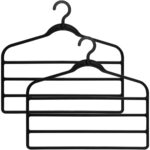 2er Set Mehrfach-Kleiderbügel 44 x 33 x 1 cm