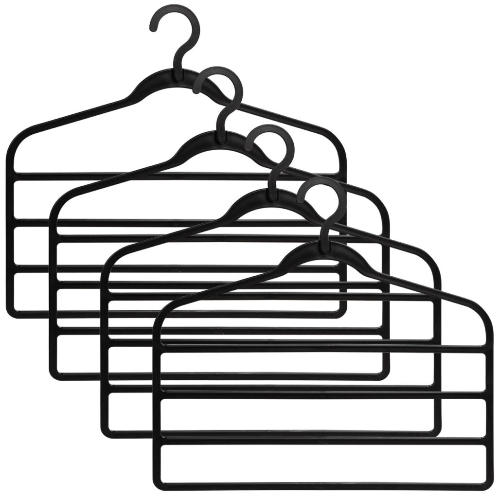 4er Set Mehrfach-Kleiderbügel 44 x 33 x 1 cm 4er Set Mehrfach-Kleiderbügel 44 x 33 x 1 cm