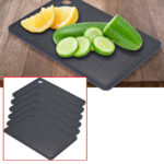 6er-Set Schneidebrett in Marmoroptik, Kunstoff, 23 x 16 x 1 cm