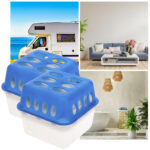 2er-Set Luft-Entfeuchter inkl. zwei Granulat-Beutel, Feuchtigkeits-Stopper