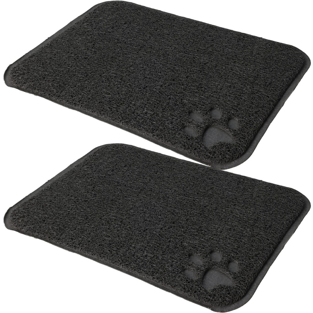 2er-Set Haustier-Katzenstreu-Matte, 45 x 37 cm