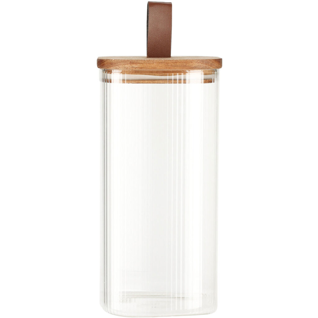 Vorratsglas mit Akazienholzdeckel, 1500 ml Vorratsglas mit Akazienholzdeckel, 1500 ml