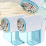 2er-Set Fusselentferner mit Batterien und Auffangbehälter