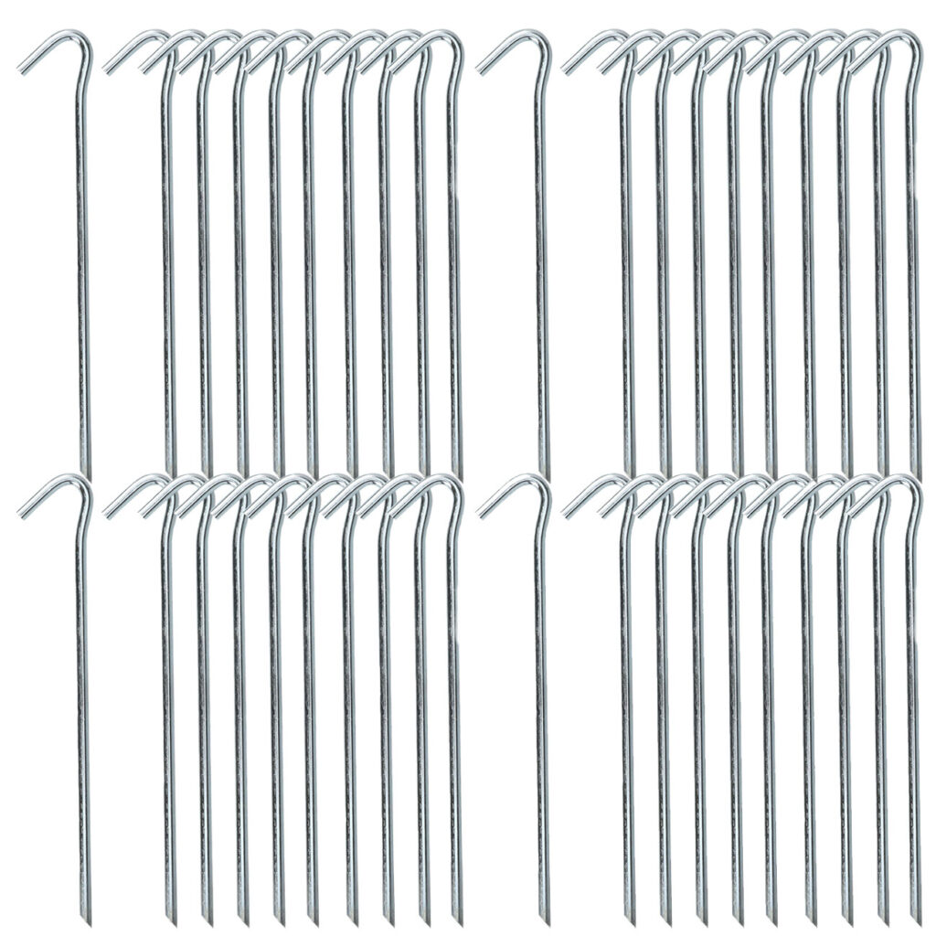 Zeltheringe, 40 Stück, 23 cm lm lang, 6 mm dick