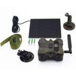 4G Wildkamera, LTE, FullHD, 4MP, Akkubetrieben, APP inkl. Solarpanel, IP66