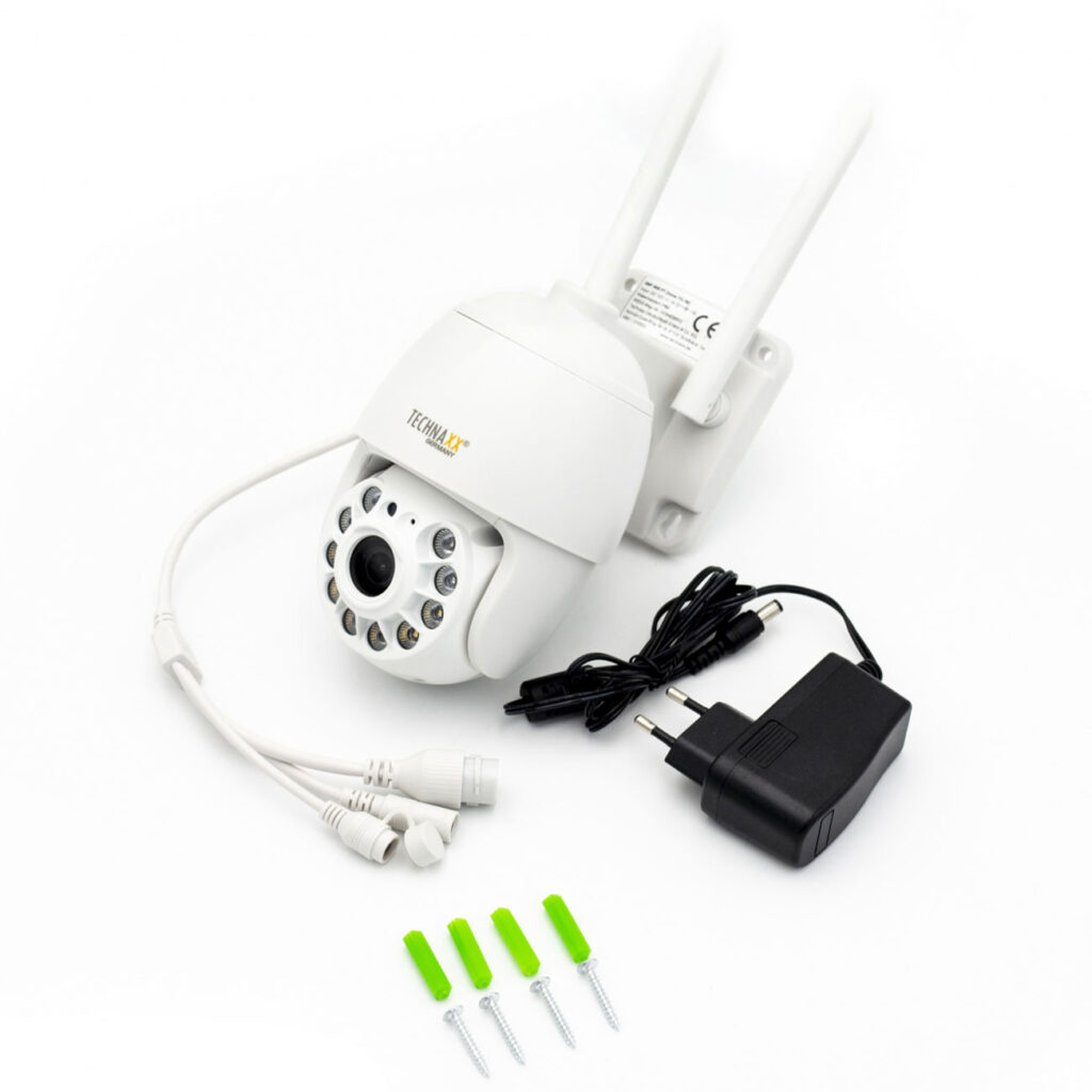 Dome-Überwachungskamera mit Full HD, WLAN & App, IP66