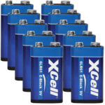 10er-Set Batterie 9V-Block, 6LR61, Performance Alkaline, 9V