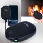 2in1 USB Handwärmer mit Powerbank-Funktion, 10.000 mAh, schwarz