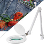 LED-Lupenleuchte mit 1,75-facher Vergrösserung, Glaslinse, 10 Watt, 660 lm