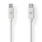iPhone Ladekabel, Lightning Kabel, USB-C, MFi Zertifiziert, 2 m, weiss