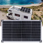 Mobiles Solarpanel mit monokristallinen Zellen, 60 Watt, IP65