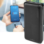 Powerbank 20.000 mAh, Schnelllade-Funktion, LED-Anzeige, 2x USB mit 18 W