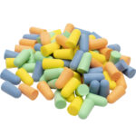 Gehörschutz-Ohrstöpsel, 200 Stück, mehrfarbig, SNR 33 dB