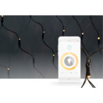 WLAN LED Lichternetz, 400 LEDs, dimmbar, 7 Lichtmuster, IP65, 3 x 3 m