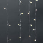 WLAN-Smart-Vorhang-Lichterkette, 200 LEDs,, dimmbar, 7 Lichtmuster, IP65, 3 m