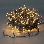 XL LED Lichterkette, 320 LEDs, warmweiss, 7 Lichtmuster, IP44, 24 m