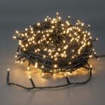 XXL LED Lichterkette, 720 LEDs, warmweiss, 7 Lichtmuster, IP44, 54 m