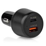 Kfz-USB-Ladegerät, USB-C PD und USB Typ A QC 3.0, 65 Watt