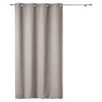 Vorhang mit Ösen, 140 x 260 cm, Polyester, sand