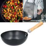 Wok-Pfanne mit Holzgriff Ø 20,5 cm