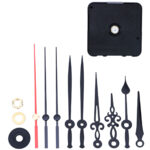 Flüsterleises Uhrwerk-Komplettset mit 3 verschiedenen Zeigersets