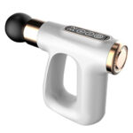 Massage-Pistole, für Körper und Muskeln, 4 Aufsätze, LCD-Anzeige, uvm.