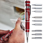 9in1-Feinmechaniker Schraubendreher mit Präzisions-Bits