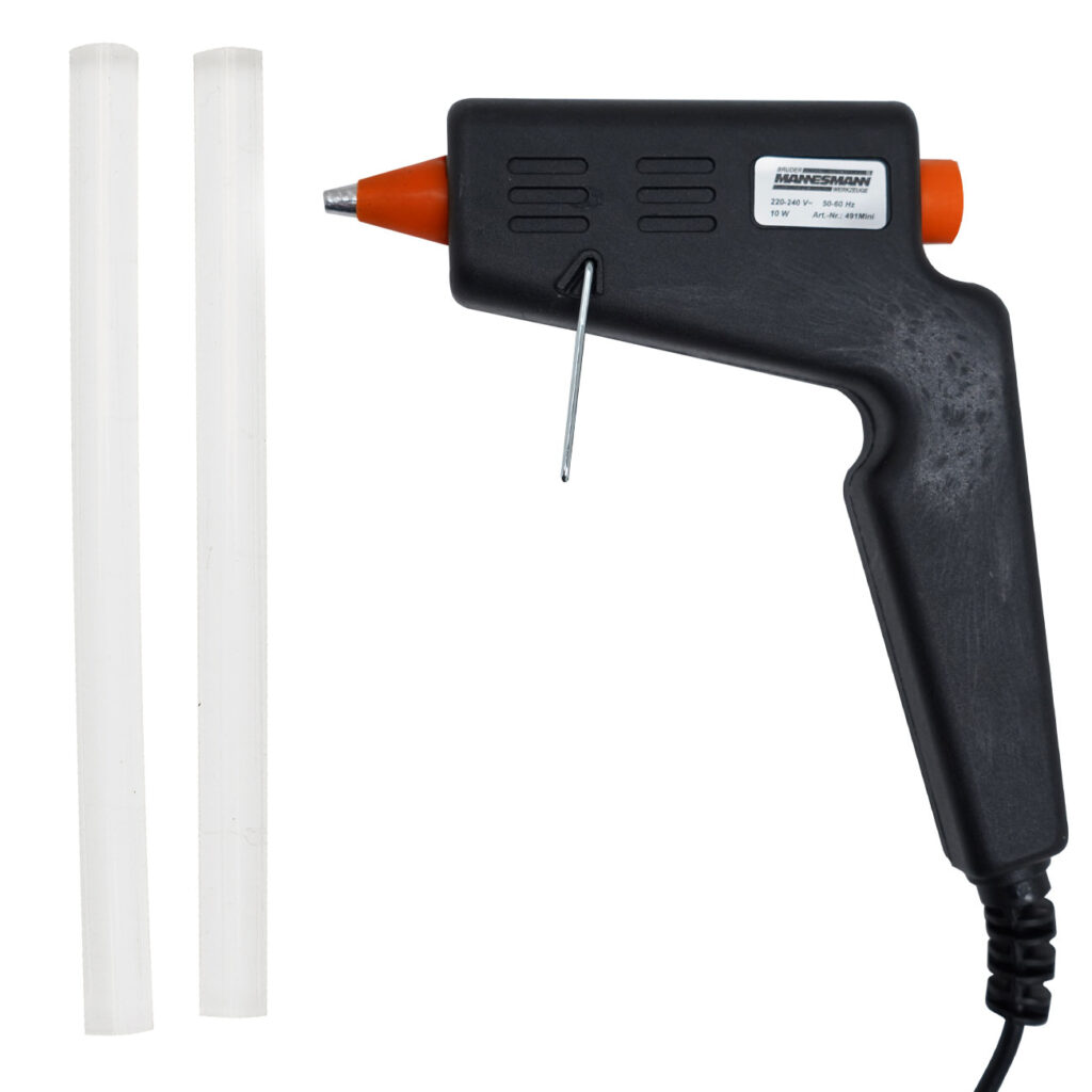 Mini Klebepistole mit 2 Klebesticks, 30 W Mini Klebepistole mit 2 Klebesticks, 30 W